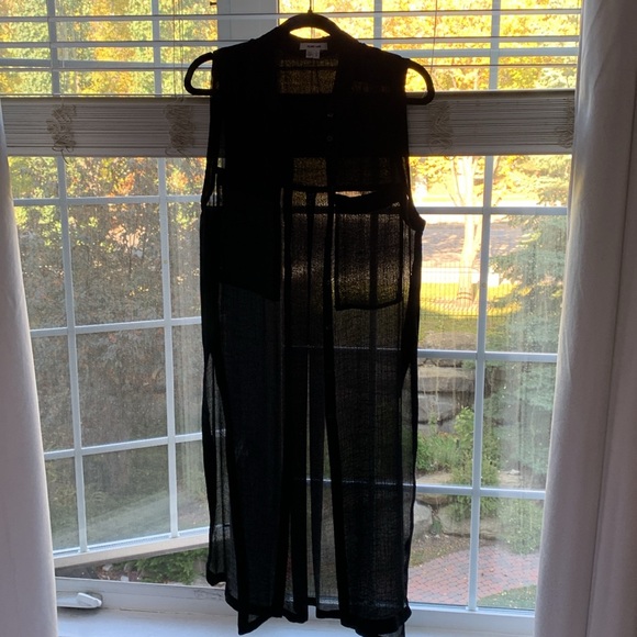 Helmut Lang overlay top with high side slits - Picture 4 of 6